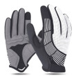 Cycling Gloves Full Finger Mountain Thermal Hiking Camping Breathable With Full Black Dot White Color For Men And Women