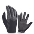 Cycling Gloves Full Finger Non-Slip Breathable Silver And Black Color Design For Men And Women Sports