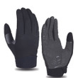 Cycling Gloves Full Finger Reflective Black Color Breathable Sports For Men And Women