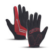 Cycling Gloves Full Finger Sports Road Mountain Breathable With Red Black For Men And Women