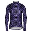 Colorful Mandala Ornament With Dots Unisex Cycling Jacket
