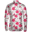 Watercolor Red Cardinal Poinsettia Flower And Birds Unisex Cycling Jacket