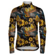 Embroidery Chickens Magpie Birds And Sunflowers In Basket Unisex Cycling Jacket