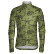 Military Green Camouflage With Different Kinds Of Dinosaur Unisex Cycling Jacket