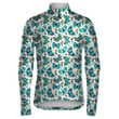 Theme Colorful Romantic Butterflies On White Unisex Cycling Jacket