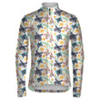 Theme Bright Butterflies And Wild Flowers Unisex Cycling Jacket