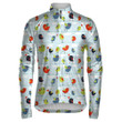Love Birds Siiting On Wire In Ihe Sky Unisex Cycling Jacket