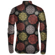 Colorful Ethnic Mandala Ornament On Black Background Unisex Cycling Jacket