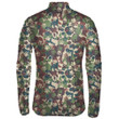 Abstract Multicolored Dog Paws Camo Military Pattern Unisex Cycling Jacket