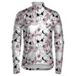 Hand Drawn Flowers Of Cherry And Butterflies Unisex Cycling Jacket