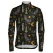 Magic Forest With Celestial Wolf In Vintage Style Unisex Cycling Jacket