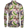 Colorful Vintage Butterfly Flowers And Hearts Unisex Cycling Jacket
