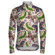 Colorful Vintage Butterfly Flowers And Hearts Unisex Cycling Jacket