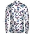 Beautiful Butterfly Abstract On White Background Unisex Cycling Jacket