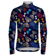 Theme Mystical Colorful Autumn Butterfly With Nature Unisex Cycling Jacket