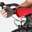 Cycling Gloves Half Finger Sport Breathable With Cobweb Pattern Green Color For Men And Women