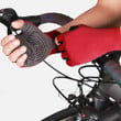 Cycling Gloves Half Finger Gel Shockproof Breathable With White Color For Men And Women