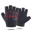 Cycling Gloves Half Finger For Men Women Tactical Outdoor Sports Military Combat Red Color