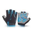 Cycling Gloves Half Finger Summer Sports Fitness Breathable With Blue Black Color For Men And Women