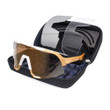 Cycling Glasses Outdoor Sports Sunglasses For Men And Women Brown Lens