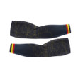 Arm Warmers - Belgium In Black Background For Men And Women