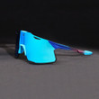 Cycling Glasses For Men And Women Outdoor Sports Anti UV400 Colorful Frame Blue Lens Riding Bike Fashion