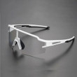 Photochromic Bicycle Outdoor Sports With Light Transparent Lens Cycling Glasses For Men And Women