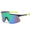 Cycling Glasses UV Protection With Blue Green Lens Eyewear For Men And Women Outdoor Sports Design