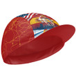Cycling Cap For Men And Women Cyclist In Spain With Red And Yellow Background