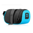 Cycling Saddle Bag Waterproof Storage Bike Bag Seat Cycling Full Black Color