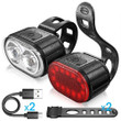LED Bike Light Front And Back USB Charge For Night Riding