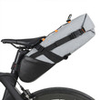 Cycling Saddle Bag Waterproof Panniers MTB Bike Rear Tool Bag Night In Gray And Black Color