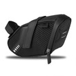 Cycling Saddle Bag Waterproof Portable Road Bicycle Accessories Under Seat Strap In Black Color