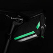 Cycling Saddle Bag Waterproof Road Bike Rear For Men And Women In Black And Green Color