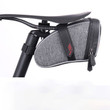 Cycling Saddle Bag Waterproof Road Bike Seat Tail Rear For Men And Women In Gray Color