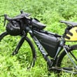 Cycling Frame Bag Waterproof With Triangle Shape Bike Accessories In Black Color For Men And Women