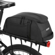 Cycling Trunk Bag With Tube Shape For Men And Women In Black And Purple Color