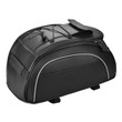 Cycling Trunk Bag With Tube Shape And Elastic Band Premium Bicycle Accessories In Black Color