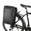 Cycling Trunk Bag Waterproof With Triangle Pattern Premium Bike Accessories In Black Color