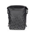 Cycling Trunk Bag Waterproof With Triangle Pattern Premium Bike Accessories In Black Color