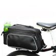Cycling Trunk Bag Waterproof Premium Tube Shape With Water Pocket And Outpost In Black Color