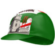 Cycling Cap For Men And Women Cyclist In Portugal With Green Background