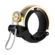 Bike Ring Bell Loud Ringing Sound Easy Installation Bicycle Accessories In Black And Gold Colors