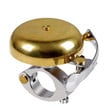 Bike Ring Bell Loud Ringing Sound Bicycle Accessories Easy Installation In Gold And Black Colors