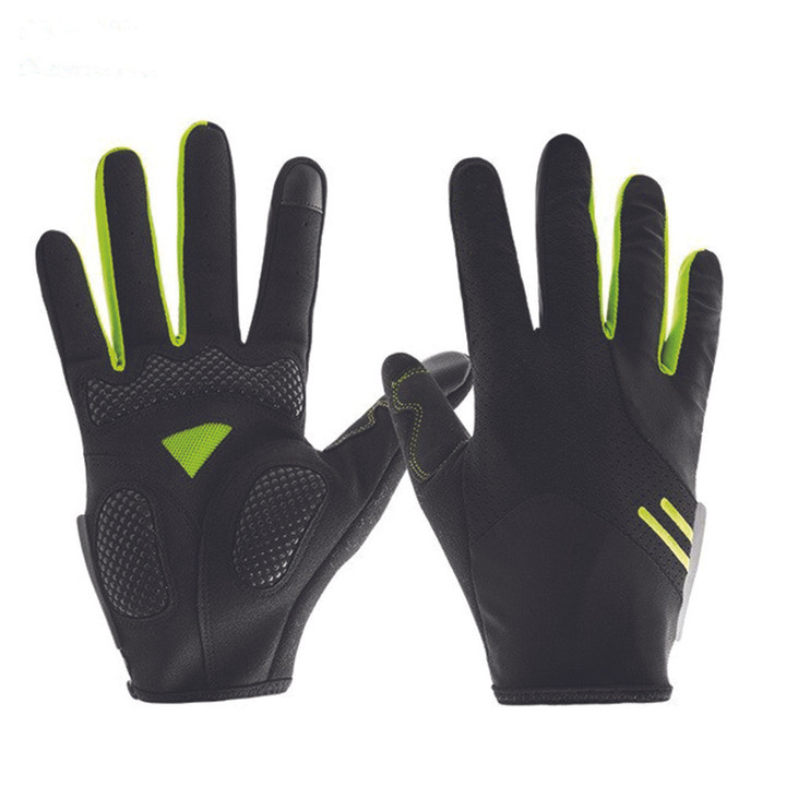 Cycling Gloves Full Finger Outdoor Protect Racing With Black Green For Men And Women
