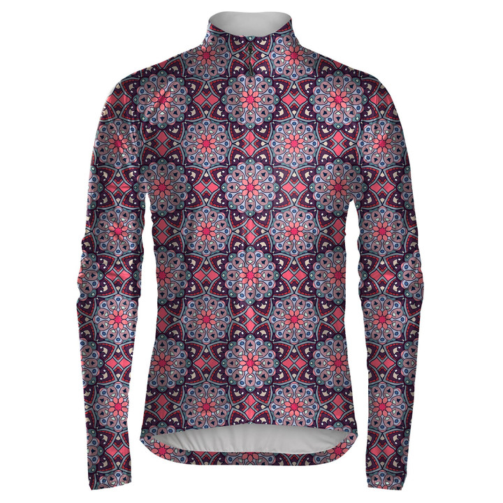 Mandalas Motif In Beautiful Colors Unisex Cycling Jacket