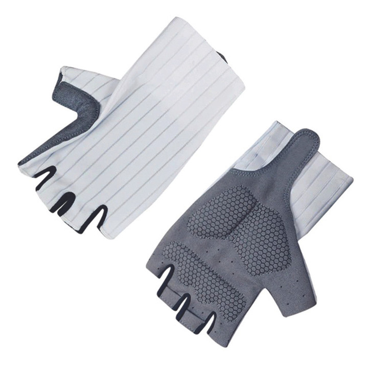 Cycling Gloves Half Finger Sports Mountain Breathable With White Color For Men And Women