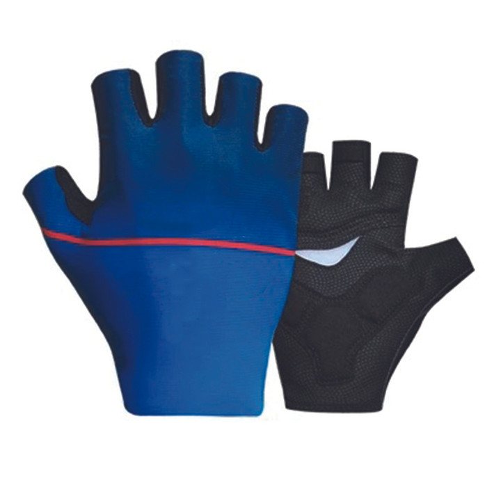 Cycling Gloves Half Finger Fitness Sports Breathable With Blue Full Dark Blue Color For Men And Women
