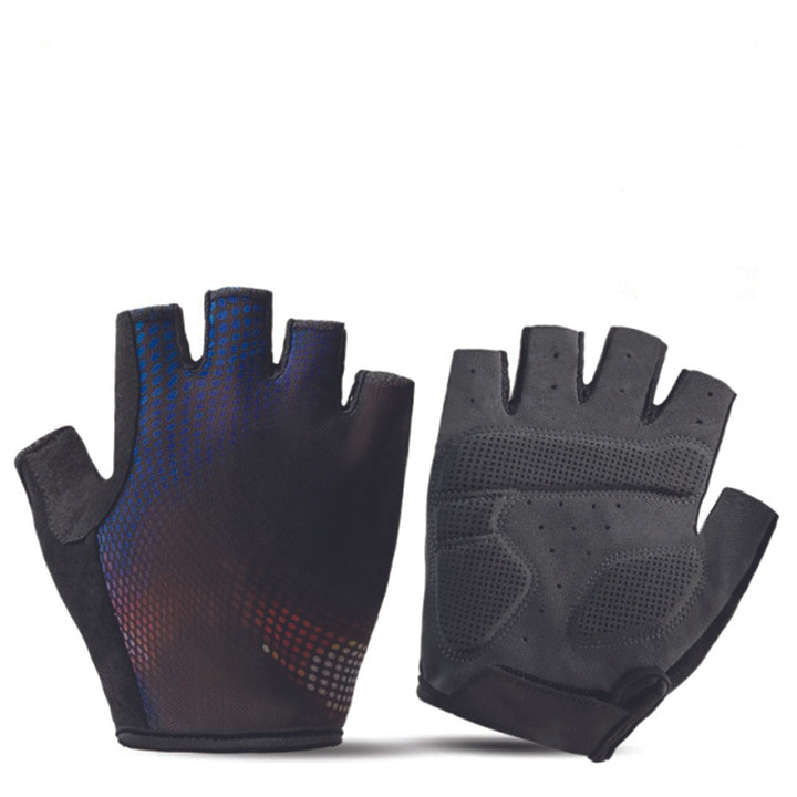 Cycling Gloves Half Finger Colorful Design Summer Lightweight Unisex