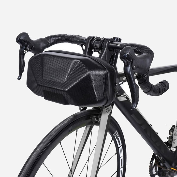Cycling Frame Bag Waterproof With Shoulder Strap In Black Color For Men And Women